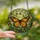Nature Lovers' Vibrant Tiffany Stained Glass Monarch Butterfly Emerald Teal Amber Garden Mosaic Stained Glass Suncatcher - rJ4alYANwN