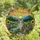 Cat Lovers' Nature Enthusiast Intricate Stained Glass Tabby Cat Wildflower Mountain Sunrise Jewel Tones Stained Glass Suncatcher - kHXzo8dRB6