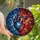 Art Lovers' Tiffany Style Stained Glass Cosmic Heart Nebula Galaxy Jewel Tones Edge-to-Edge Art Stained Glass Suncatcher - 1