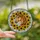 Horse Lover's Majestic Golden Horse Head Emerald Stained Glass Sunflower Mosaic Stained Glass Suncatcher - 2