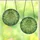 Nature Lovers' Tiffany Style Emerald Green Succulent Stained Glass Art Swirling Cloud Mosaic Stained Glass Suncatcher - LNb8biP34i
