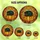 Cat Lovers' Amber Teal Stained Glass Feline Pumpkin Book Leaf Mosaic Stained Glass Suncatcher - 6