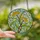 Art Enthusiasts' Tiffany Style Stained Glass Botanical Yellow Berry Mosaic Pattern Stained Glass Suncatcher - 2