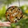 Cat Lovers' Vibrant Orange White Stained Glass Geometric Mosaic Art Jewel Tones Stained Glass Suncatcher - 2