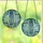 Art Lovers' Glowing Teal Aqua Purple Feather Stained Glass Mosaic Pattern Stained Glass Suncatcher - 3
