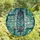 Art Lovers' Glowing Teal Aqua Purple Feather Stained Glass Mosaic Pattern Stained Glass Suncatcher - 4