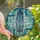 Art Lovers' Glowing Teal Aqua Purple Feather Stained Glass Mosaic Pattern Stained Glass Suncatcher - 1