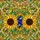Nature Lovers' Radiant Stained Glass Sunflower & Botanical Mosaic Jewel Tone Pattern Stained Glass Suncatcher - 7