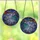 Mystical Art Lovers' Tiffany Stained Glass Broomstick Spiderweb Celestial Purple Green Orange Stained Glass Suncatcher - 3