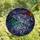Mystical Art Lovers' Tiffany Stained Glass Broomstick Spiderweb Celestial Purple Green Orange Stained Glass Suncatcher - 4