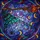 Mystical Art Lovers' Tiffany Stained Glass Broomstick Spiderweb Celestial Purple Green Orange Stained Glass Suncatcher - 7