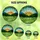 Nature Lovers' Edge-to-Edge Stained Glass Orange Sun Green Hills Blue Sky Mosaic Art Stained Glass Suncatcher - 6