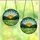 Nature Lovers' Edge-to-Edge Stained Glass Orange Sun Green Hills Blue Sky Mosaic Art Stained Glass Suncatcher - 3