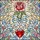 Elegance Seekers' Intricate Tiffany Stained Glass Pink Rose Blue Bow Red Heart Cascade Ethereal Mosaic Stained Glass Suncatcher - 7