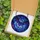 Fantasy Art Lovers' Tiffany Stained Glass Bat Cosmic Nebula Indigo Ruby Red Pattern Stained Glass Suncatcher - 5