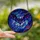 Fantasy Art Lovers' Tiffany Stained Glass Bat Cosmic Nebula Indigo Ruby Red Pattern Stained Glass Suncatcher - 2