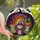 Halloween Cat Lovers' Vibrant Tiffany Stained Glass Mummy Witch Pumpkin Cats Spooky Night Scene Stained Glass Suncatcher - 1