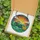 Rural Life Enthusiasts Tiffany Style Stained Glass Farm Tractor Sunrise Mosaic Emerald Gold Blue Orange Stained Glass Suncatcher - 5
