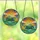 Rural Life Enthusiasts Tiffany Style Stained Glass Farm Tractor Sunrise Mosaic Emerald Gold Blue Orange Stained Glass Suncatcher - 3