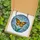 Nature Lovers' Vibrant Tiffany Glass Monarch Butterfly Orange Black Jewel Tones Sky Blue Emerald Green Floral Mosaic Stained Glass Suncatcher - 5