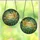 Nature Lovers' Tiffany Stained Glass Golden Birds & Berries Teal Foliage Mosaic Art Stained Glass Suncatcher - 3