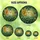 Nature Lovers' Tiffany Stained Glass Golden Birds & Berries Teal Foliage Mosaic Art Stained Glass Suncatcher - 6