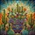Plant Lovers' Vibrant Tiffany Stained Glass Flowering Cacti Succulent Mosaic Jewel Tones Stained Glass Suncatcher - 7