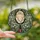 Gothic Aesthetic Fans' Ethereal Ghost Stained Glass Hand Mirror Fuchsia Jewel Teal Bronze Dreamscape Mosaic Stained Glass Suncatcher - 2