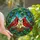 Nature Lovers' Intricate Tiffany Style Stained Glass Cardinal Nest Jewel Tone Mosaic Stained Glass Suncatcher - A2xyJxbuNu