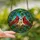 Nature Lovers' Intricate Tiffany Style Stained Glass Cardinal Nest Jewel Tone Mosaic Stained Glass Suncatcher - lH1LPPHAov
