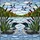 Wildlife Enthusiasts' Tiffany Glass Loons Lake Mosaic Jewel Tone Nature Pattern Stained Glass Suncatcher - 7