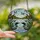 Wildlife Enthusiasts' Tiffany Glass Loons Lake Mosaic Jewel Tone Nature Pattern Stained Glass Suncatcher - 2