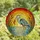 Nature Lovers' Intricate Great Blue Heron Jewel Tone Stained Glass Sunset Stained Glass Suncatcher - 4
