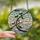 Art & Nature Lovers' Tiffany Stained Glass Cotton Bolls & Sky Mosaic Jewel Tone Design Stained Glass Suncatcher - 2