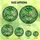 Nature Lovers' Vibrant Stained Glass Ginkgo Leaves Emerald Lime Chartreuse Botanical Mosaic Pattern Stained Glass Suncatcher - 6