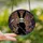 Fantasy Art Enthusiasts' Opaque Black Rabbit Skull Face Silver Scythe Tiffany Style Jewel Tone Nocturnal Stained Glass Mosaic Stained Glass Suncatcher - fVDRAh_Z3Z
