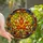 Nature Lovers' Fiery Orange Maple Leaf Golden Oak Tiffany Glass Acorn Autumnal Mosaic Stained Glass Suncatcher - 1