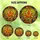 Nature Lovers' Fiery Orange Maple Leaf Golden Oak Tiffany Glass Acorn Autumnal Mosaic Stained Glass Suncatcher - 6