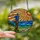Golf Enthusiasts' Vibrant Tiffany Stained Glass Golfer Radiant Sun Ocean Mosaic Art Orange Blue Green Stained Glass Suncatcher - 2