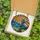 Golf Enthusiasts' Vibrant Tiffany Stained Glass Golfer Radiant Sun Ocean Mosaic Art Orange Blue Green Stained Glass Suncatcher - 5