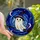 Whimsical Charm Enthusiasts Intricate Stained Glass Ghost Witch Hat Celestial Pattern Stained Glass Suncatcher - 1