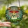 Sci-Fi Art Lovers' Vibrant Tiffany Stained Glass UFO Cow Abduction Cosmic Mosaic Design Stained Glass Suncatcher - 2