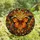 Art Enthusiasts' Tiffany Style Stained Glass Butterfly & Lush Garden Mosaic in Amber, Orange, Ruby Red Stained Glass Suncatcher - 4