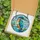 Nature Lovers' Intricate Stained Glass Kingfisher Teal Blue Orange Jewel Tone Mosaic Stained Glass Suncatcher - 5