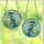 Nature Lovers' Intricate Stained Glass Kingfisher Teal Blue Orange Jewel Tone Mosaic Stained Glass Suncatcher - 3