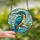 Nature Lovers' Intricate Stained Glass Kingfisher Teal Blue Orange Jewel Tone Mosaic Stained Glass Suncatcher - 2