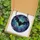 Fantasy Art Aficionados' Intricate Tiffany Stained Glass Bat Teal Purple Pink Night Sky Mosaic Stained Glass Suncatcher - 5