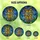 Butterfly Lovers' Glowing Tiffany Stained Glass Monarch Butterflies Orange Amber Edge-to-Edge Mosaic Stained Glass Suncatcher - 6
