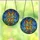 Butterfly Lovers' Glowing Tiffany Stained Glass Monarch Butterflies Orange Amber Edge-to-Edge Mosaic Stained Glass Suncatcher - 3