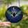 Art & Nature Enthusiasts' Tiffany Style Stained Glass Bat Iridescent Wings Deep Blue Purple Night Sky Mosaic Stained Glass Suncatcher - yvT6h9GUqI